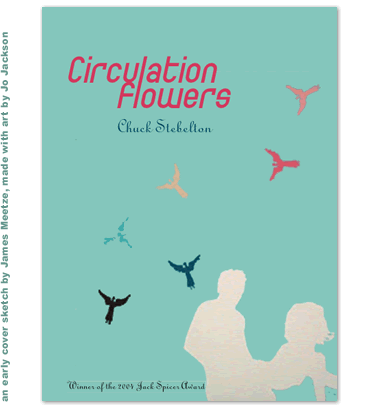 early cover sketch for Circulation Flowers